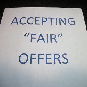 ACCEPTING FAIR OFFERS